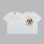 Revenge Yellow Arch Logo & Religious Angel Graphic Short Sleeve T-Shirt (White)