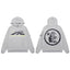Hellstar Grey Flame Star Hoodie
