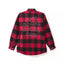 Anti Social Social Club Plaid Flannel Shirt - Red/Black/Outline