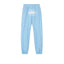 Sky Blue Vintage Graphic Sweatpants – Oversized Streetwear Joggers