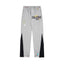 Gallery Dept. "GALERIE DEPT." Logo Paint Splatter Contrast Panel Sweatpants - Heather Grey