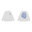 Anti Social Social Club Classic Long Sleeve T-Shirt - White/Blue