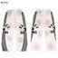 Valley Dreams Cartoon Bee Stripe‑Sleeve Wide‑Leg Sweatpants, Heather Grey Vintage Streetwear Unisex Trousers
