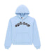 Sp5der OG Logo Mixed Stone Zip Up Hoodie Rock Blue