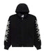 Sp5der Webstone Hooded Denim Work Jacket Black