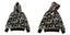 BAPE Shark Camo Full Zip Hoodie Black Grey