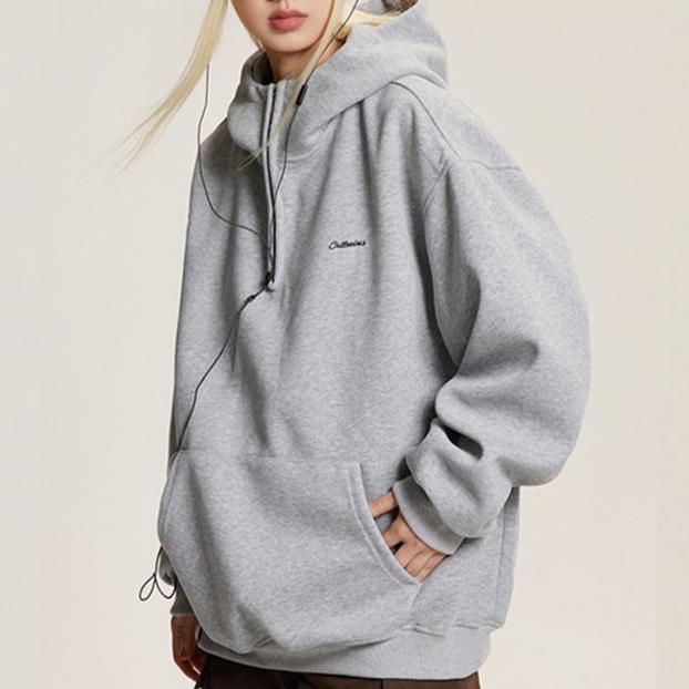 vintage stand collar hooded jacket Main Image