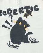 American retro kitten short sleeves