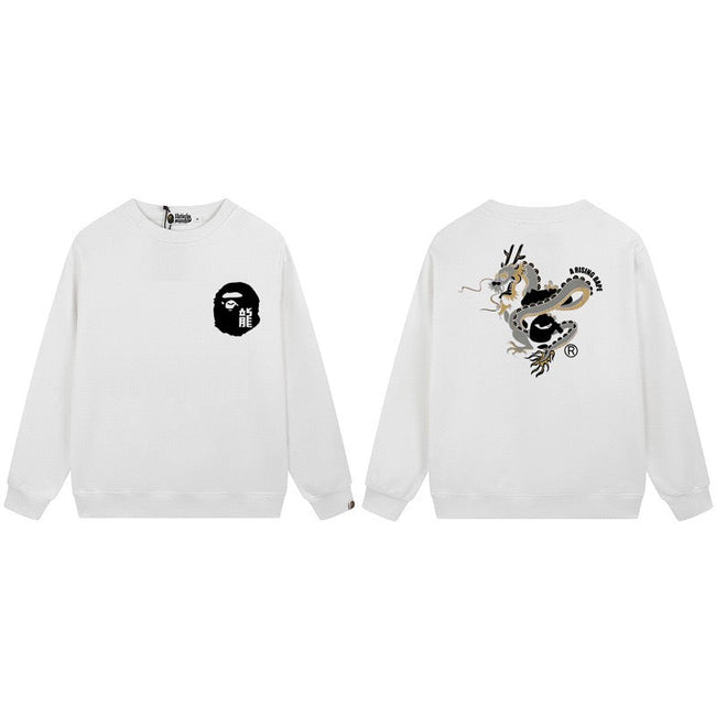 BAPE Rising Dragon Logo Crewneck Sweatshirt Hover Image