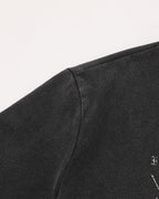 Retro washed distressed short sleeves