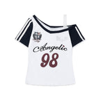 Simple design short sleeves