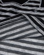 Retro striped short sleeves