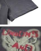 Distressed Slim-Fit Short-Sleeve Top