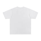 Retro letter embroidered short sleeves