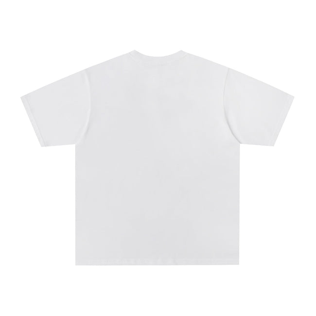 Retro letter embroidered short sleeves Main Image