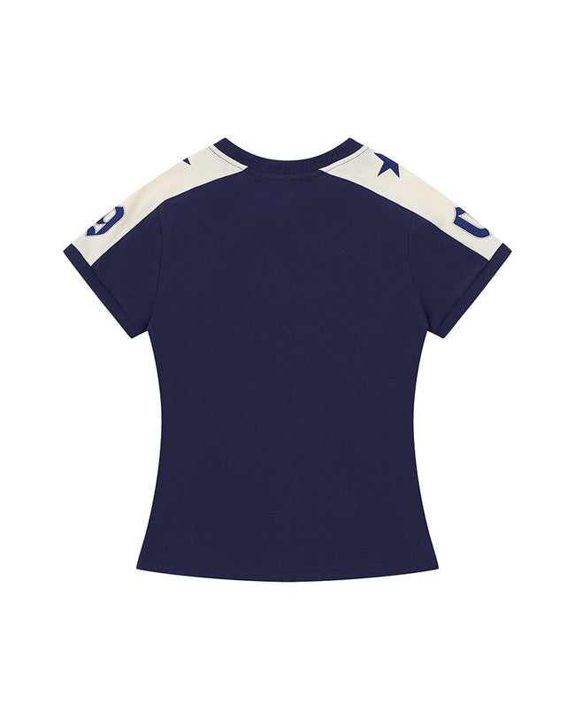 V-neck printed short sleeve Main Image