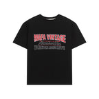 Letter Printed Round Neck Short Sleeve (Women's)