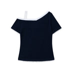 Simple design short sleeves