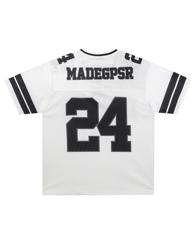 Spliced printed short sleeves