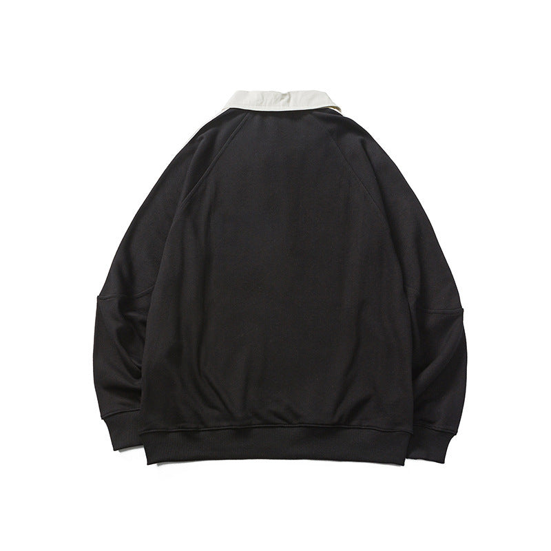 Retro Color Block Three Stripes Sweatshirt