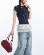 Puppy Paw Print Slim Fit Short Sleeve