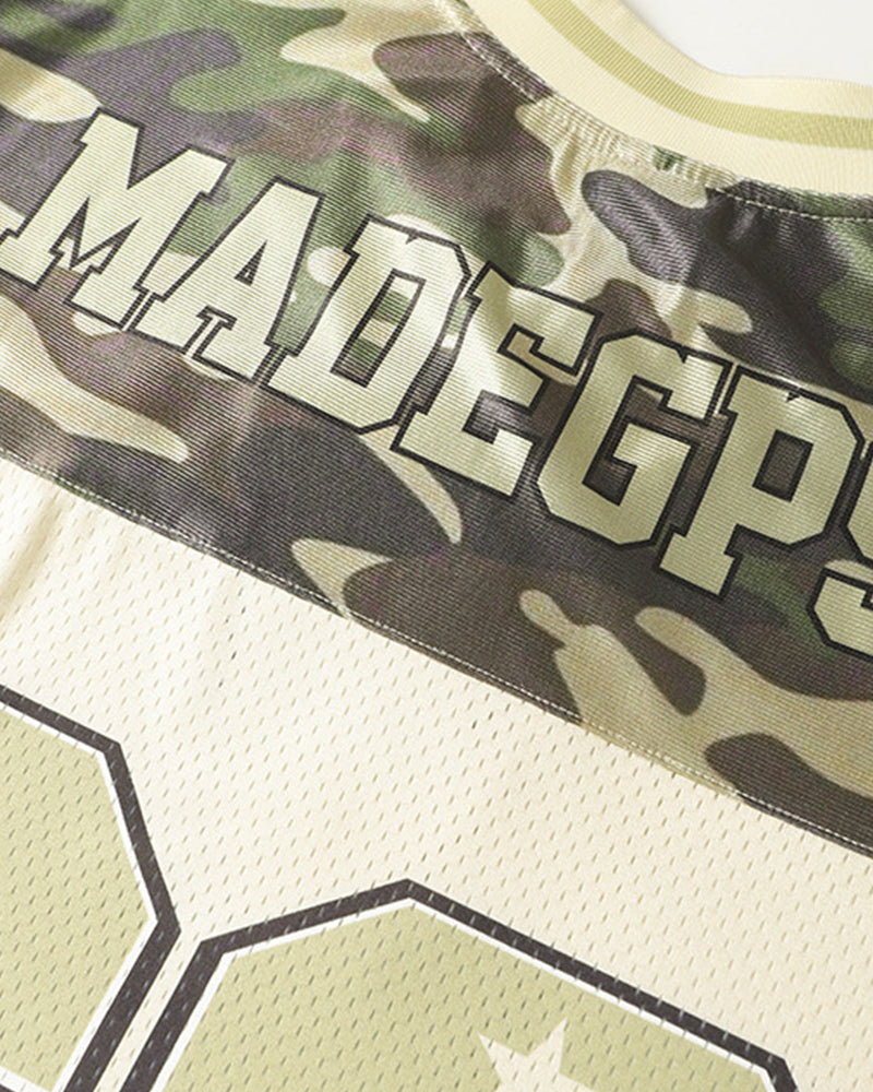 Retro sports short sleeves