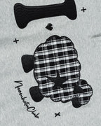 Fake two-piece lamb sweatshirt
