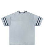 Spliced sports short sleeves