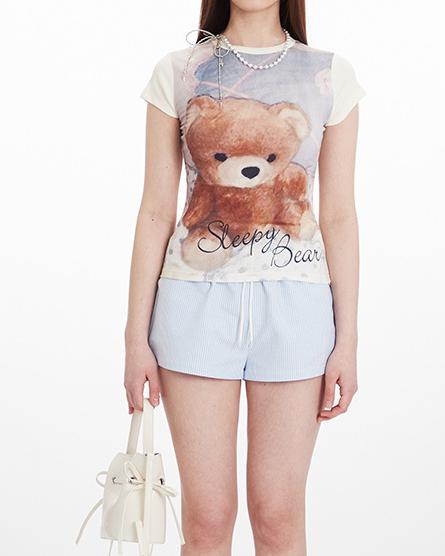 Cute bear short sleeves Main Image