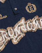 Applique letter short sleeves