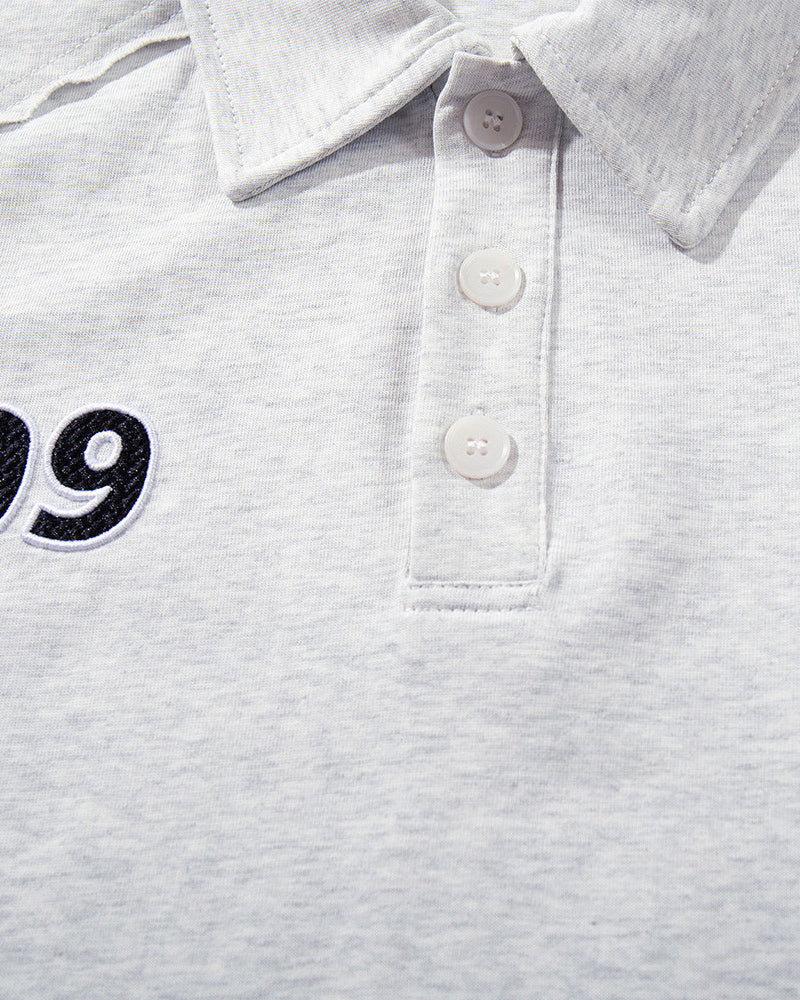 Loose lapel short-sleeved