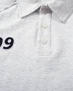 Loose lapel short-sleeved
