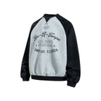 Casual color-blocked sweatshirt