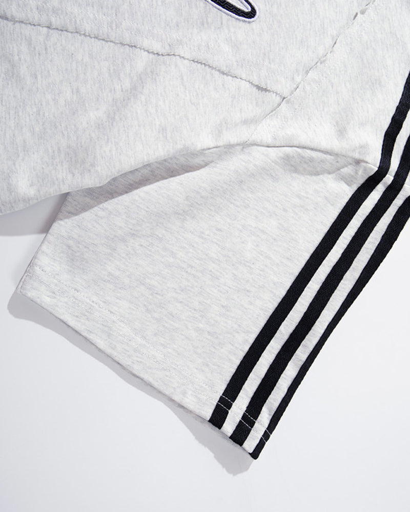 Loose lapel short-sleeved