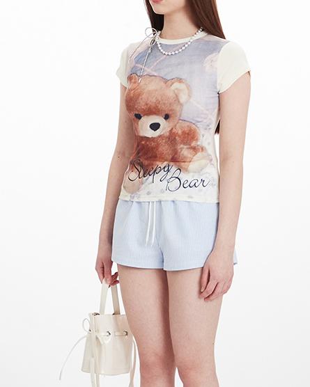Cute bear short sleeves