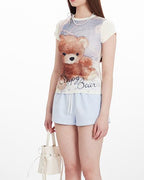 Cute bear short sleeves