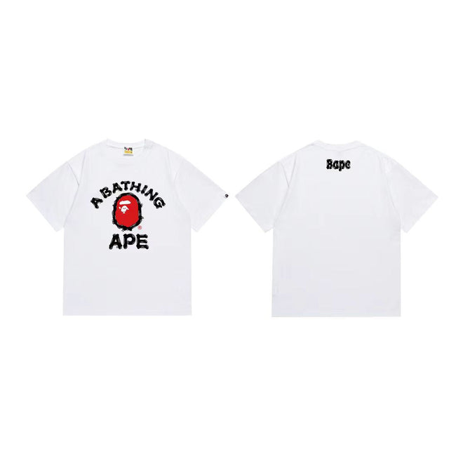 BAPE Red Ape Head Logo T-Shirt Hover Image