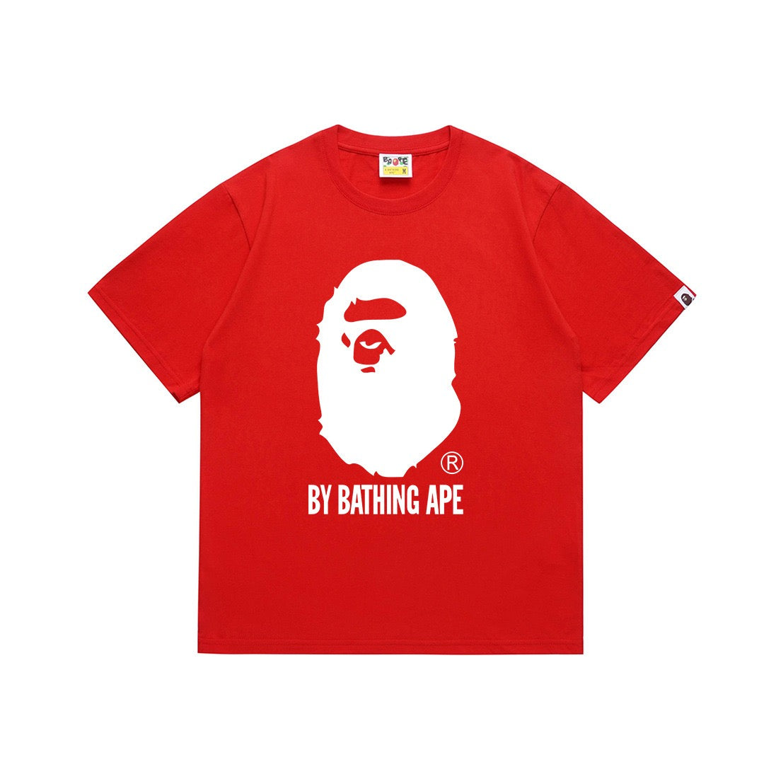 BAPE Red Head Logo Graphic T-Shirt