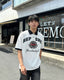American retro hip hop embroidered letter short sleeves