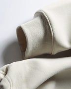 Fleece-lined crew neck pullover sweatshirt