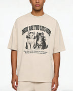 American cartoon kitten short sleeves
