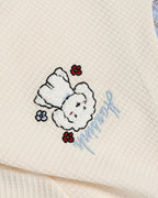 Faux two-piece polo shirt