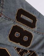 Retro washed distressed short sleeves