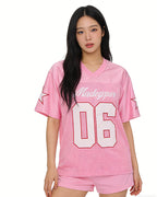Embroidered casual short sleeves