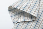 Retro Striped Short Sleeve Work Shirt