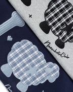 Fake two-piece lamb sweatshirt