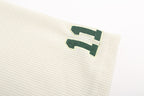 American retro embroidered contrasting short sleeves