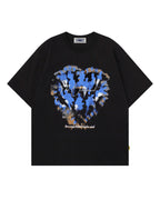 Creative Heart-Shaped Short-Sleeve