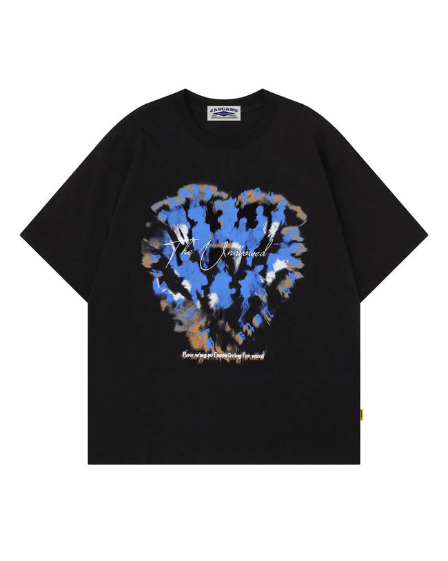 Creative Heart-Shaped Short-Sleeve Main Image