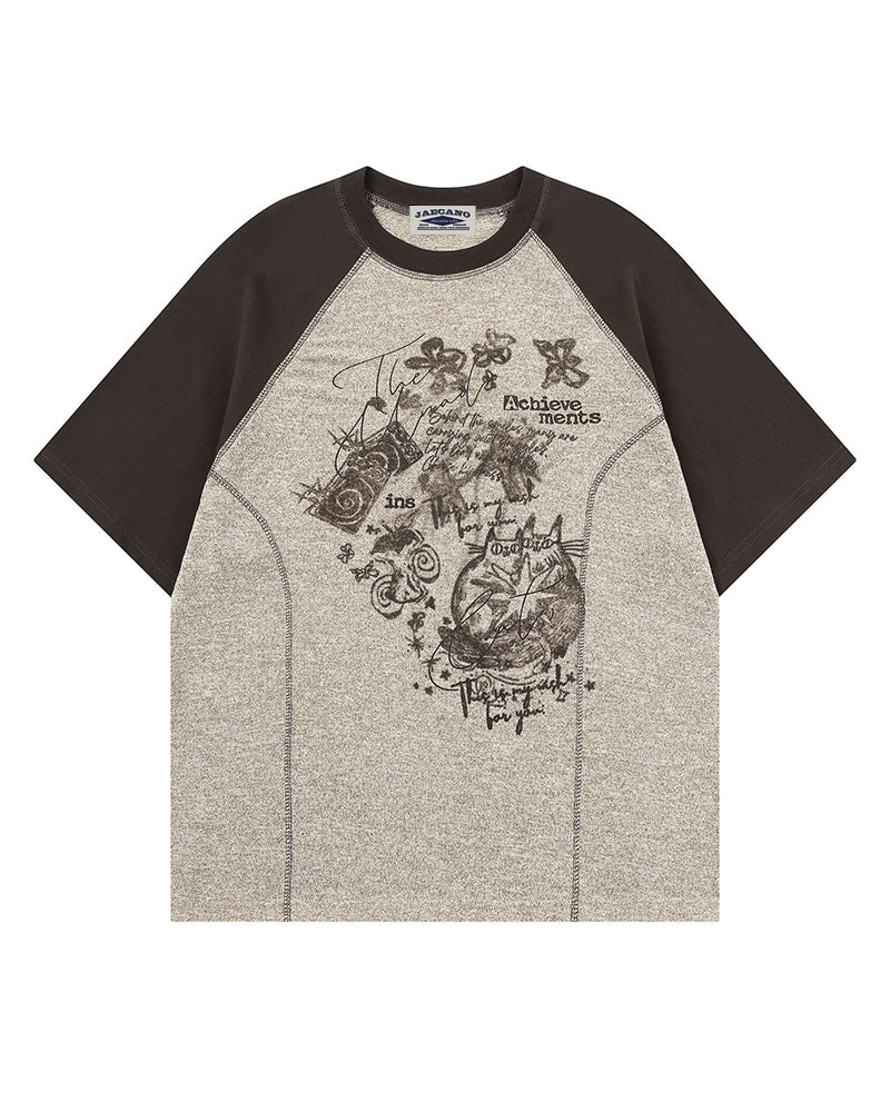 Retro Casual Versatile Short Sleeve